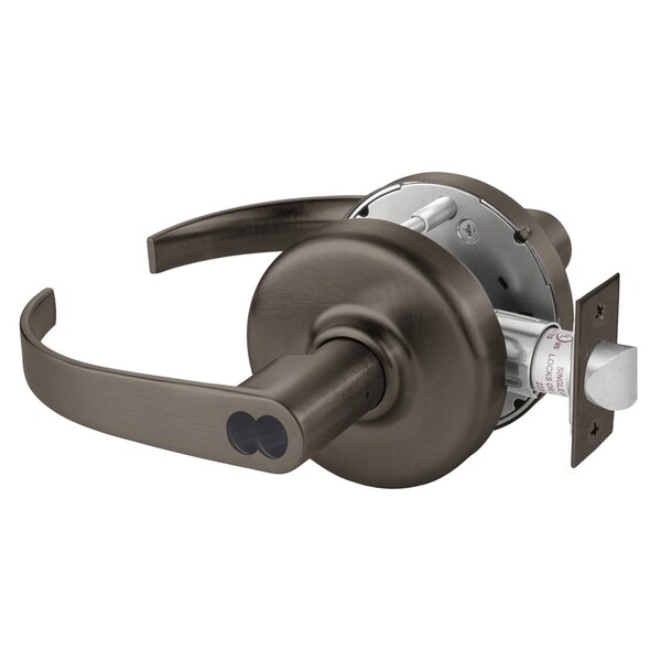 Grade 2 Entrance or Office Cylindrical Lock, Princeton Lever, Corbin Russwin 6-Pin LFIC Less Core, O